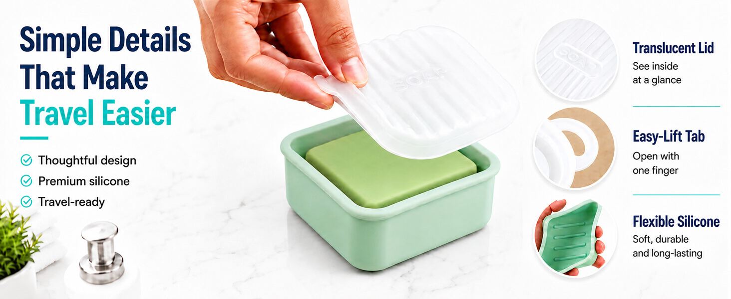 square travel soap case