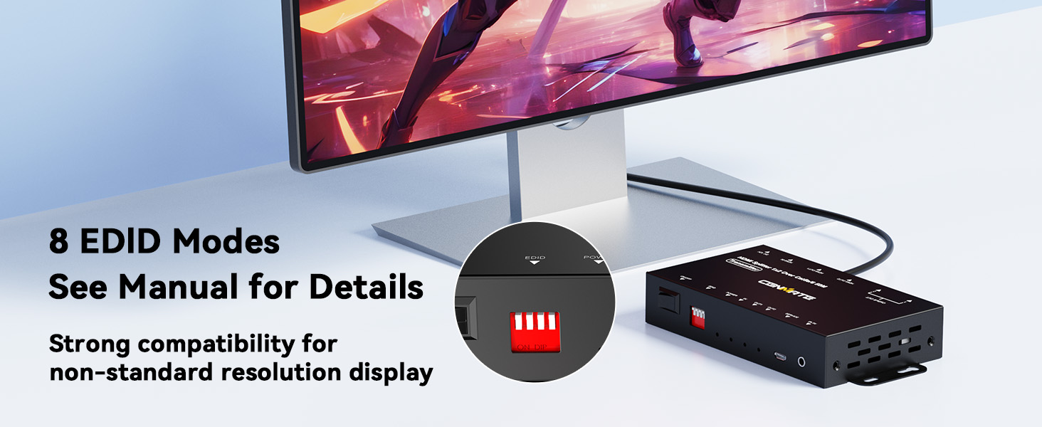 1x2 HDMI Extender Splitter