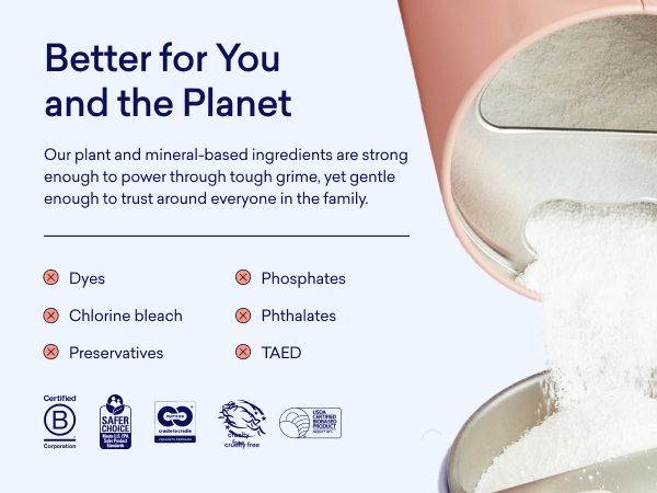 Blueland Oxy Laundry Booster Certifications