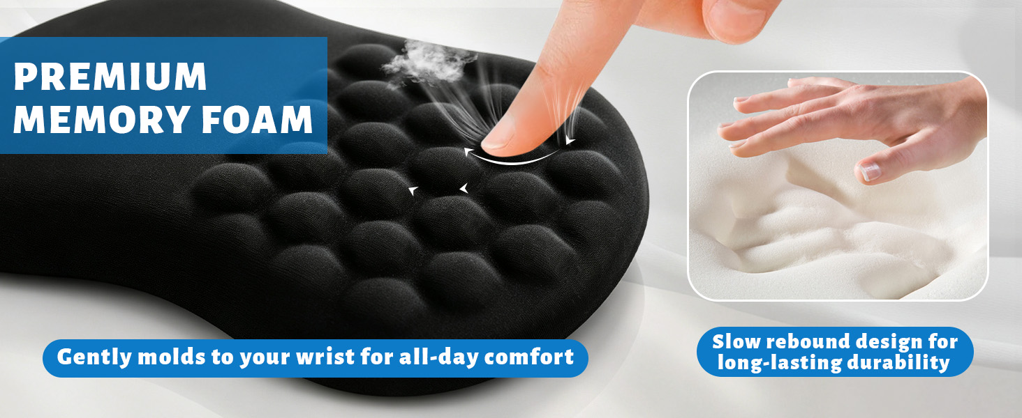 Memory Foam with Smooth Lycra Surface