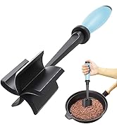 Upgrade Meat Chopper, Heat Resistant Meat Masher for Hamburger Meat, Ground Beef Smasher, Nylon H...