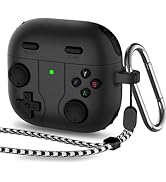LDSXAY Compatible with AirPods 4th Generation Case Cover, Classic Handheld Game Console Design Sh...