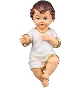 Toddmomy Resin Baby Jesus Statue - Religious Ornament, 2.36 Inch for Faith-Based Home Decor
