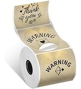 Phomemo Labels-Gold Sticker Circle Thermal Label Compatible with M110/M220/M120/M200/M221/M150/M2...