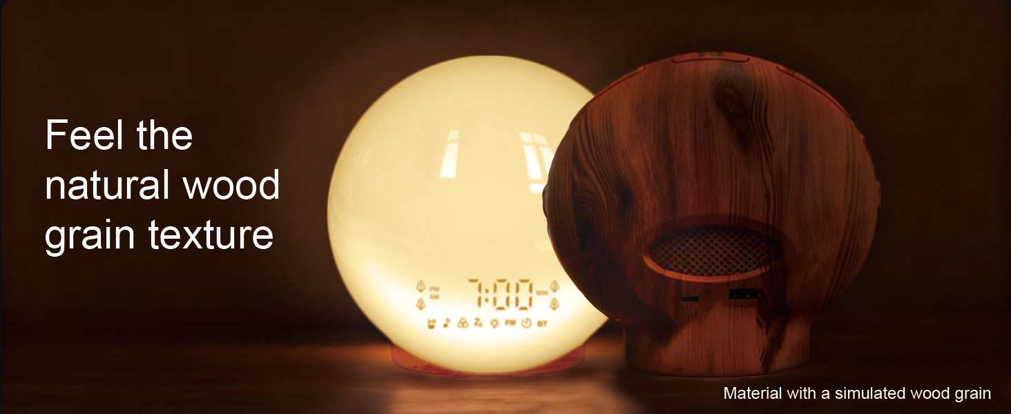 Smart Sunrise Alarm Clock with No Signup APP