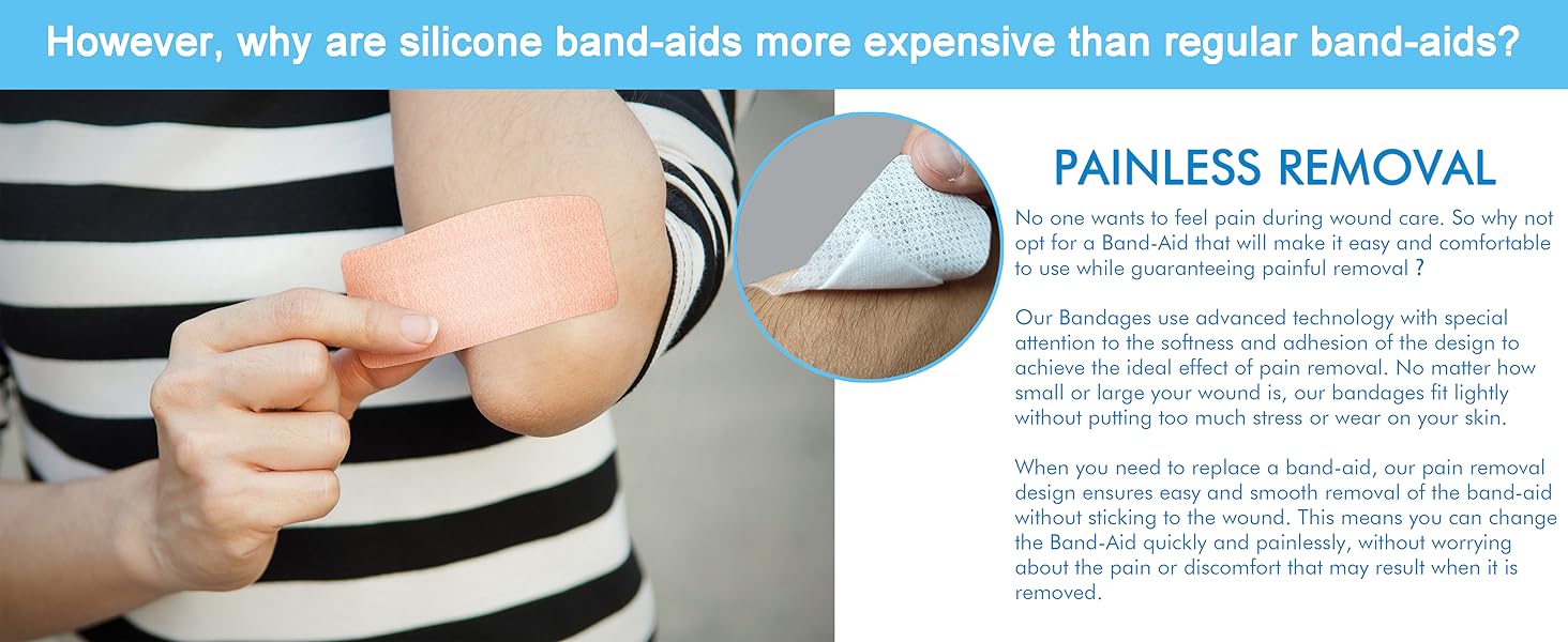 hypoallergenic band-aids one size bandages for sensitive skin