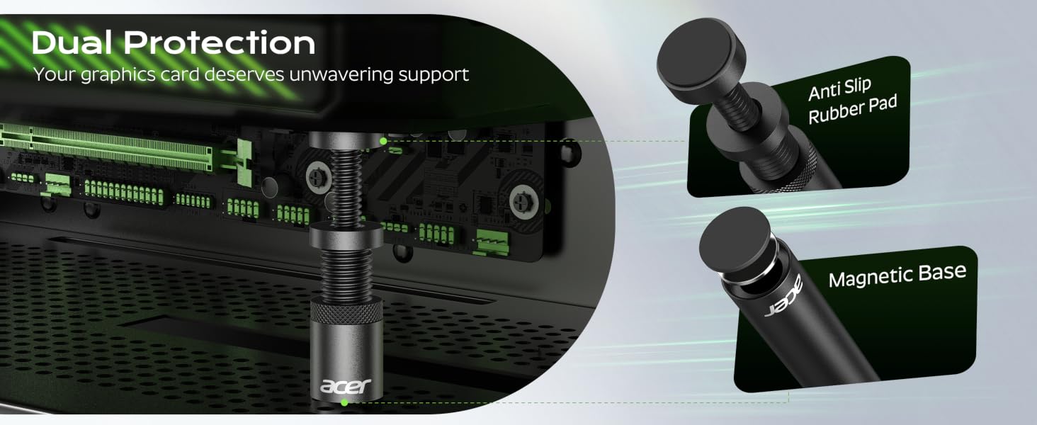 graphics card support, anti sag gpu stand