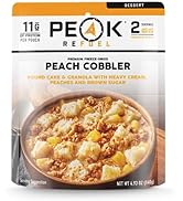Peak Refuel Peach Cobbler | Real Ingredients | Ready in Minutes | Just Add Water | Premium Freeze...