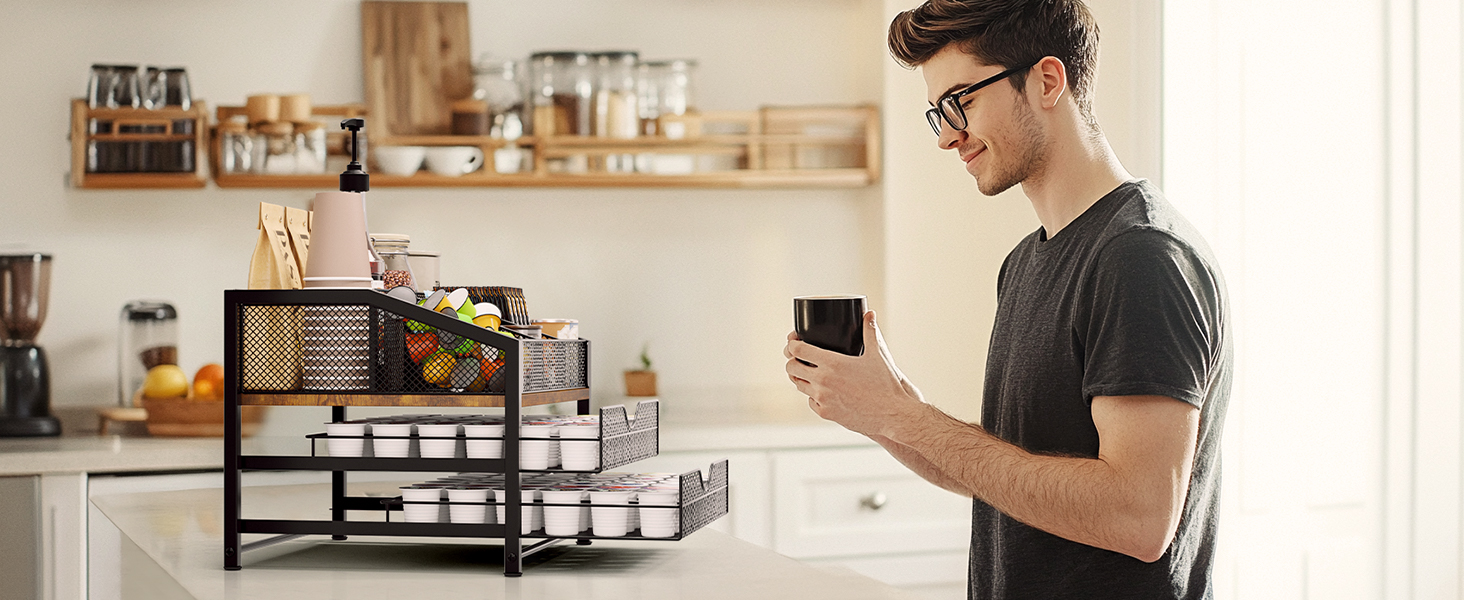 Homsorout K Cup Holder Drawer