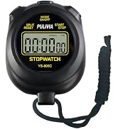PULIVIA Stopwatch Timer with Countdown, Simple Operation Digital Stop Watch for Sports, Countdown...