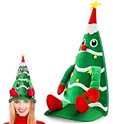 DANCELF Christmas Elf Hat,Gnome Hat,Strange Dr.Seuss Hats,Duck Tongue Caps Holiday Cap for Xmas F...