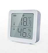 Smart WiFi Temperature Humidity Monitor for Tuya App | Direct to Your Phone Alerts, No Gateway | ...