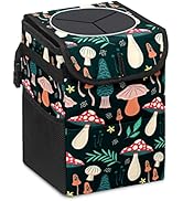 GVGHIDZ Car Trash Can - with Lid and Storage Pockets Water-Resistant Coating, No Installation Req...