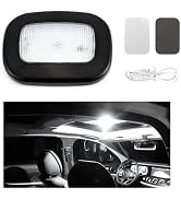 Ohleats Car Interior Ceiling Roof Lights, Magnetic Rechargeable USB Wireless Dome Lamp, LED Auto ...