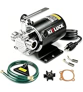 Water Transfer Pump, 115V 1/10HP 330GPH Utility Water Pump Electric With 6ft Suction Hose Kit, Po...