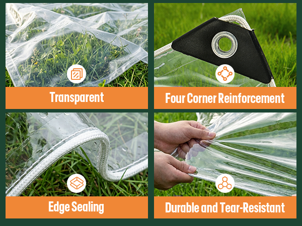 Heavy Duty Clear Tarp Waterproof