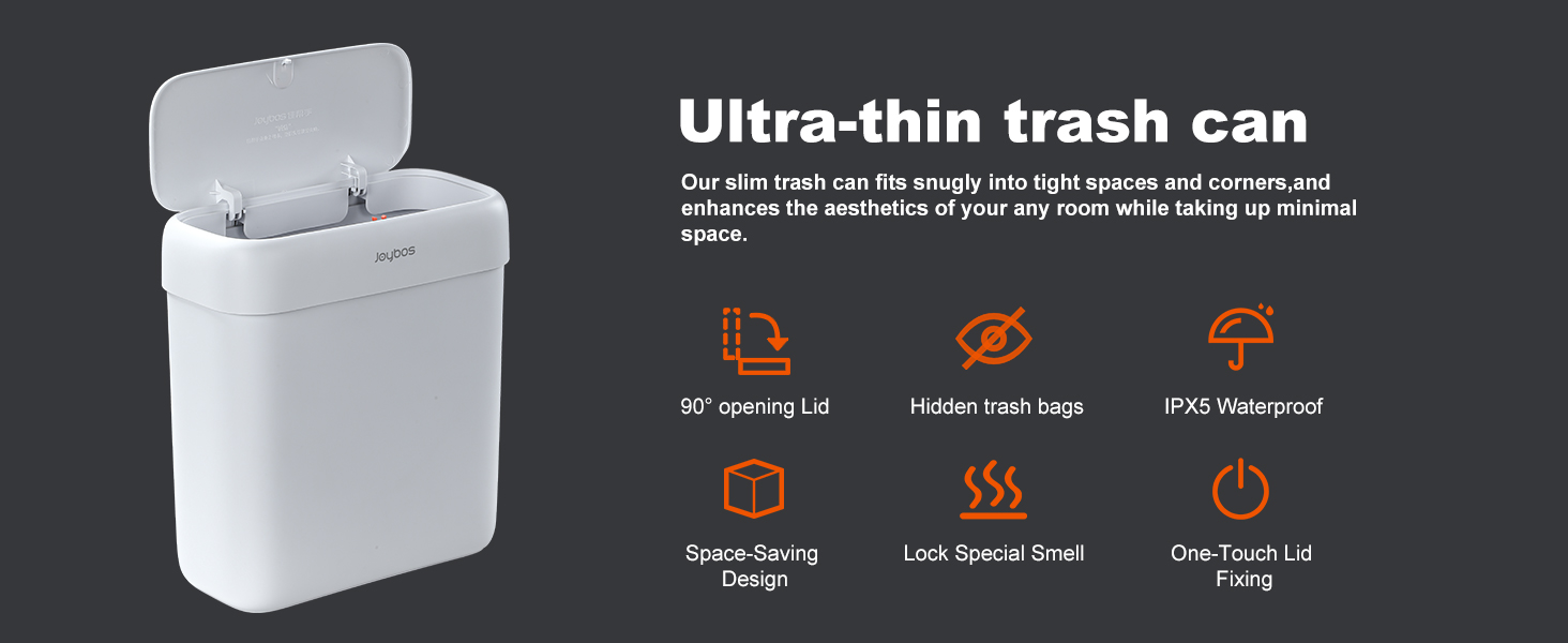 Ultra-thin trash can
