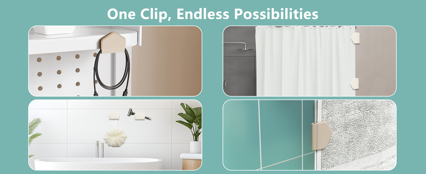 shower curtain clips