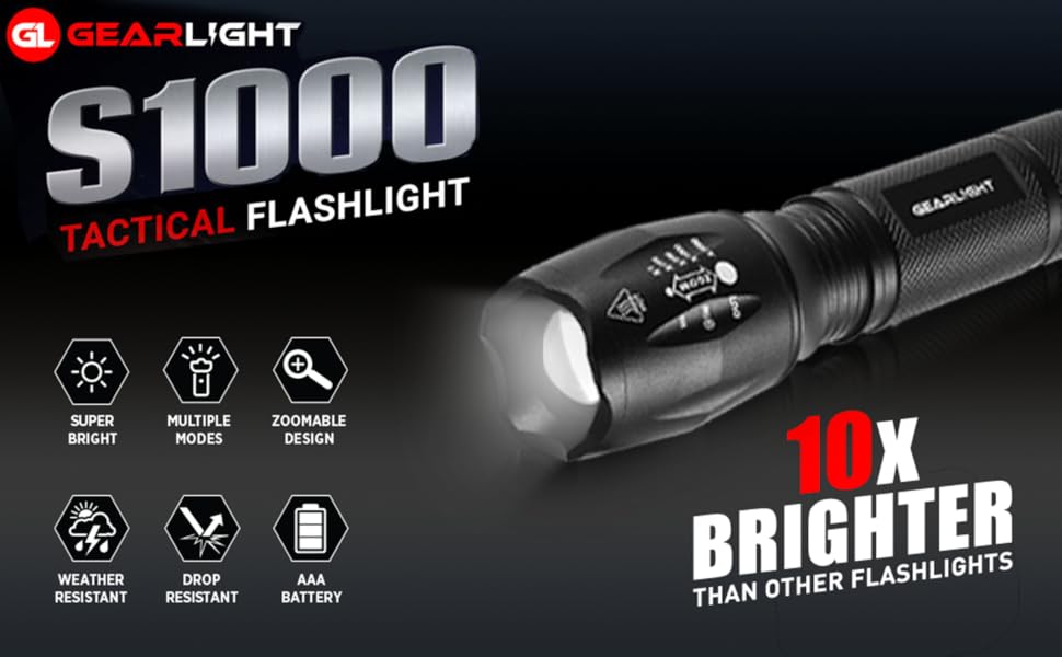 S1000 tactical flashlight