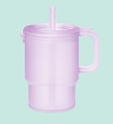 Silicone Tumbler with Handle, Lid + Straw 11 oz