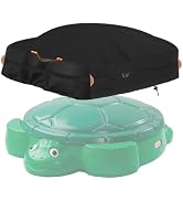 Kids Sandbox Cover,600D Waterproof Oxford Fabric with Two Reflective Carrying Handles and a Loop ...