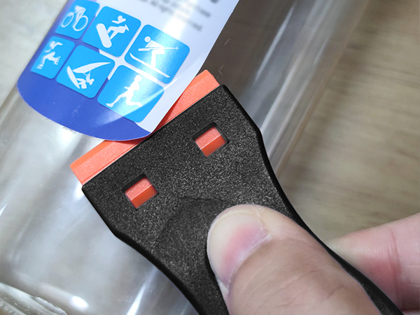 plastic razor blade scraper