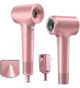Hair Dryer, Ionic Blow Dryer, 1500W High-Speed Hairdryer with 110000 RPM Brushless Motor for Fast...