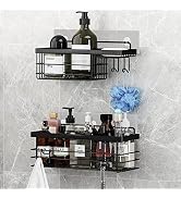 KESOL Shower Caddy and Soap Dish with Hooks Shower Shelf Shower Organizer, No Drilling Adhesive W...
