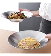 WAGENSTEIGER A Set of 2 Stainless Steel Dinner Plates, Salad Bowls, Spaghetti Serving Platters, B...