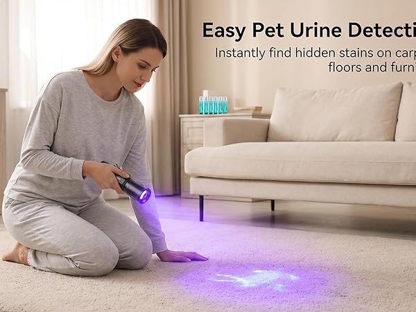 pet urine detector light
