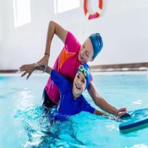 swim cap swimming women caps hair long waterproof girls men black hat braids silicone ear protection