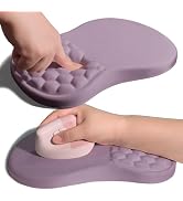 Armanza Ergonomic Joint Wrist Support Mouse Pad with Memory Foam Cushion Massage Bump, Carpal Tun...