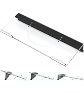 Kucle Ergonomic Computer Keyboard Stand - Adjustable Keyboard Riser Tilt Clear and Black Acrylic ...