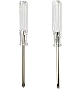 Cross/Slotted Screwdriver, 3.8 Inch steel For Disassemble Small Item Repair Tool Screwdriver Acce...