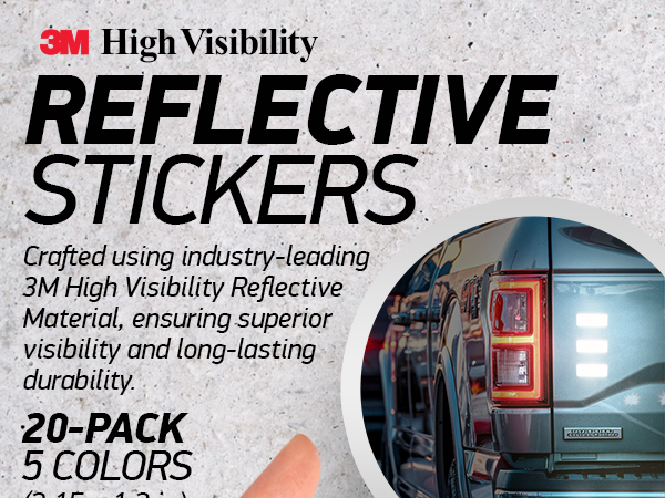 reflective stickers 3m tape mailbox reflectors helmet vinyl hard hat car decal strips bike rydesafe