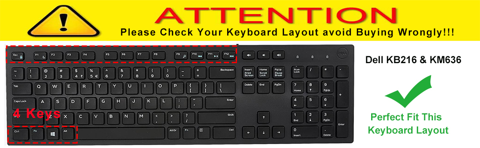 dell wired keyboard cover