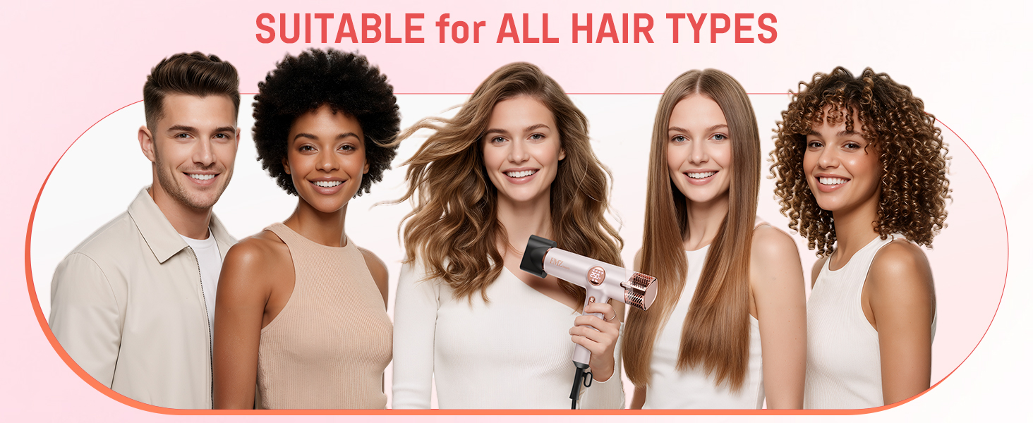 SUITABLE for ALL HAIR TYPES