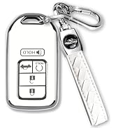 MILD EAST for Honda Key Fob Cover with Keychain, Car Key Case Shell Protector for Honda Accord | ...