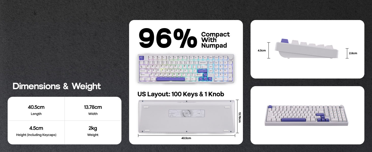 Galaxy100 wireless gaming keyboard