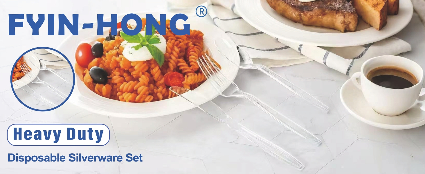 360 Count Extra Heavy Duty Clear Plastic Silverware