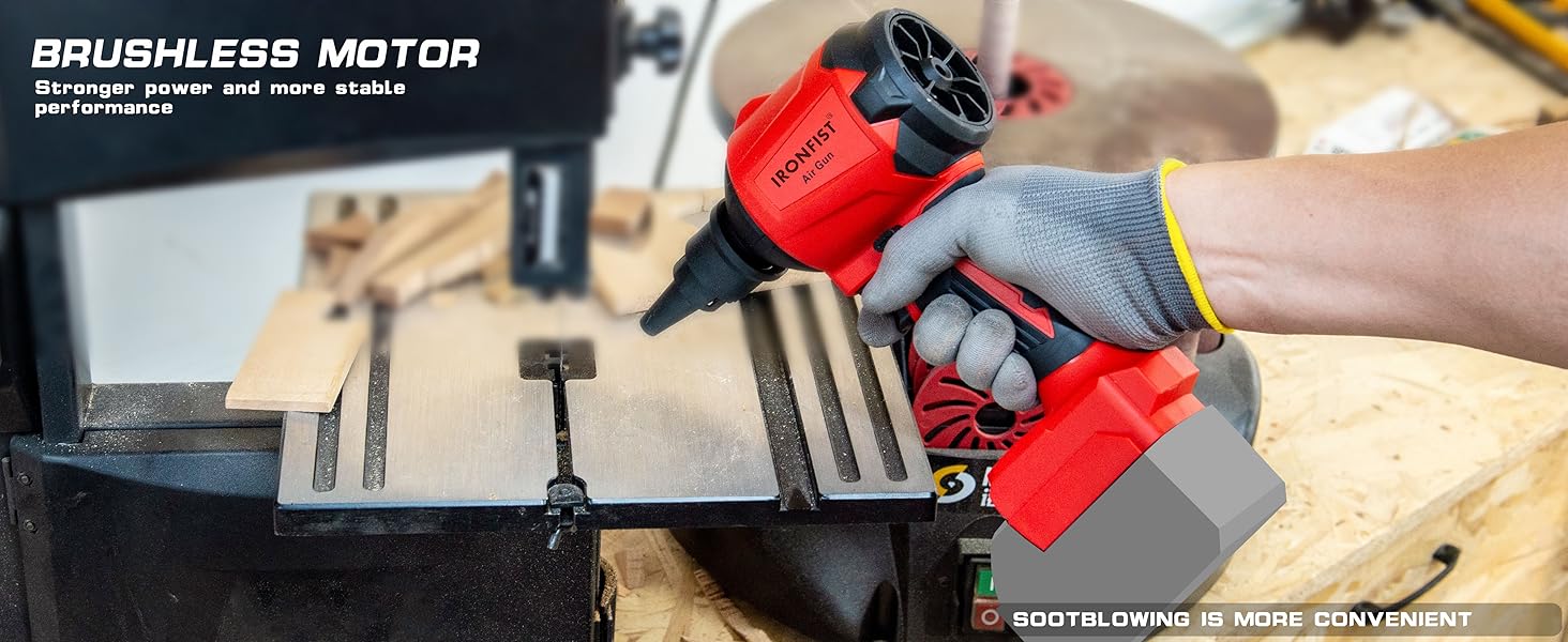 air duster compress vacuum cleaner gun blower leaf cleaning cordless brushless lithium battery