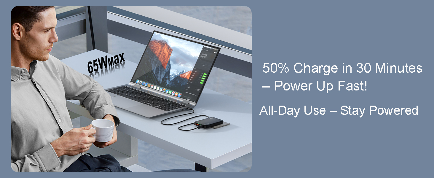 charging macbook pro 0 to 50% within 30 mins