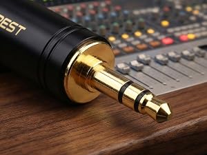 3.5mm to 1/4 Stereo Audio Adapter, 3.5mm to 1/4 (6.35mm) Headphone Adapter