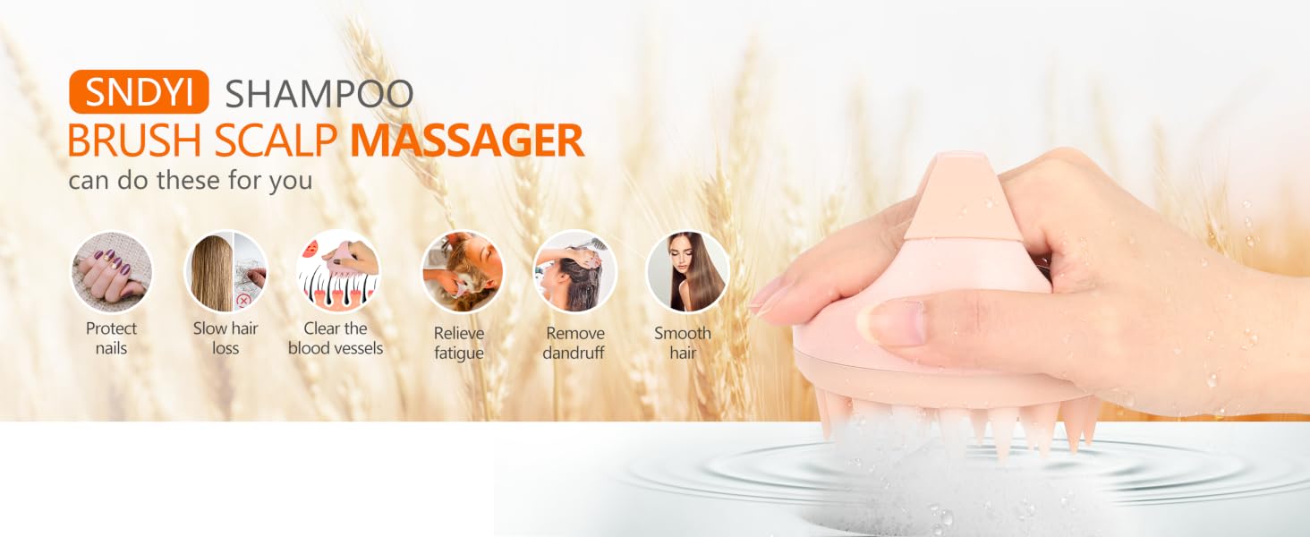 scalp massager shampoo brush