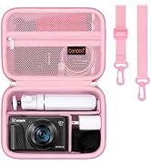 Canboc Carrying Case for Canon PowerShot SX740 SX730 SX720 Digital Camera & Accessory Kit (Flexib...