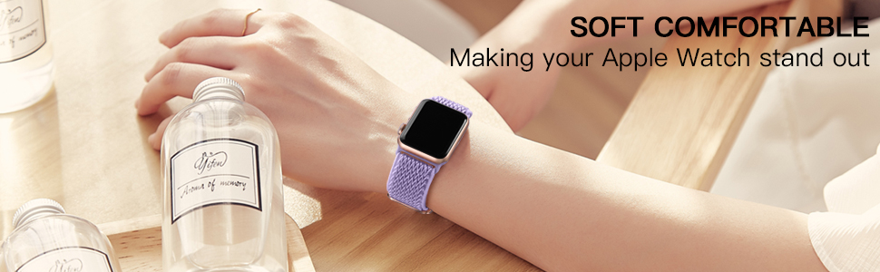 Silicone band for apple watch