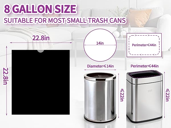 8 gallon trash bags