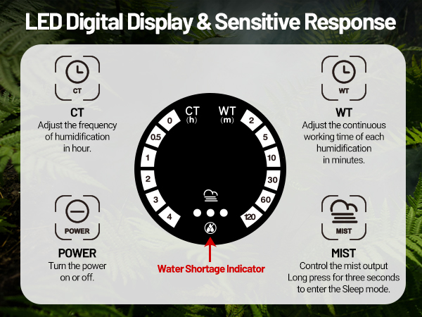 Terrarium Humidifier with Timer