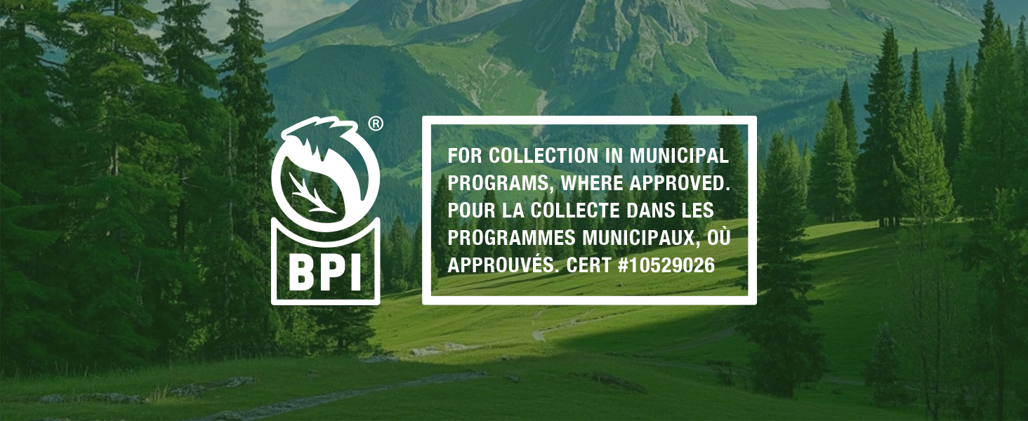 BPI certified compost bags