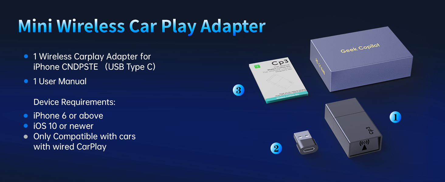 Wireless CarPlay Adapter for iPhone
